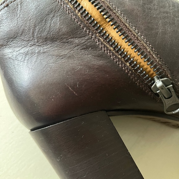 Gorgeous deep brown leather ankle boots by Hope Stockholm! Nearly new, size 7. - Picture 8 of 13